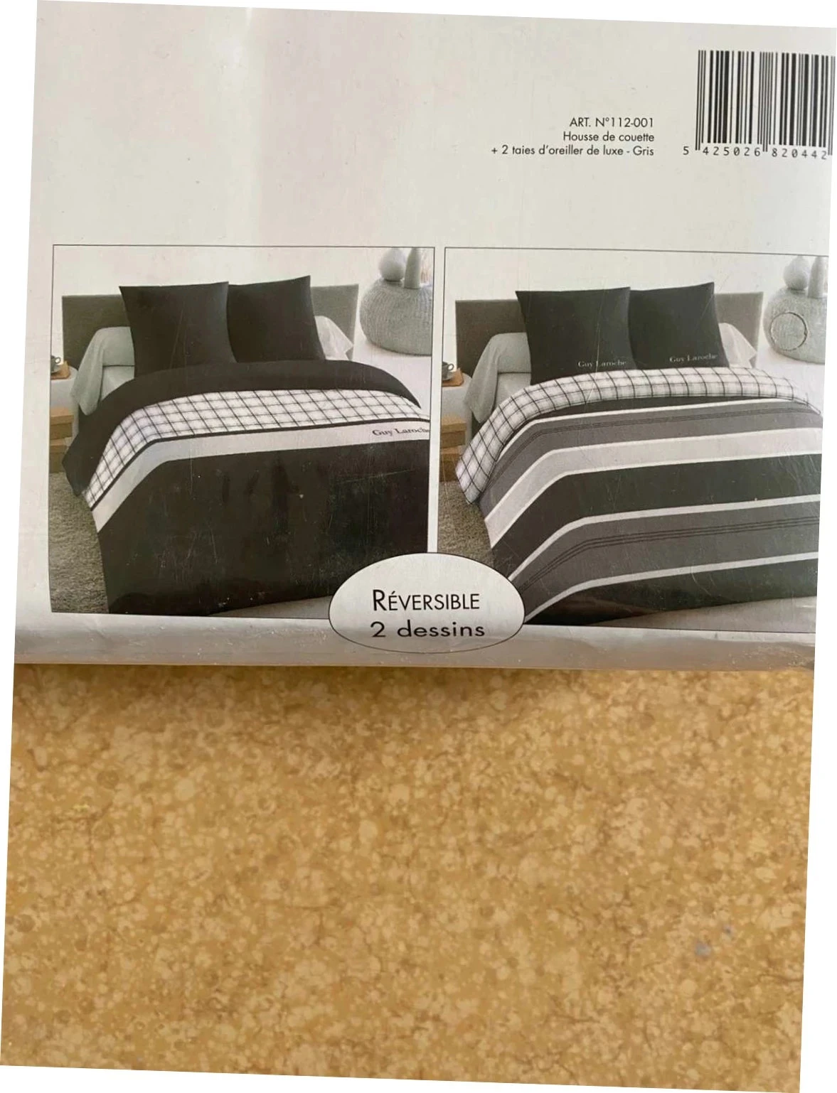 Duvet cover set with 2 pillowcases + percale / Guy Laroche 240x220 – photo 2